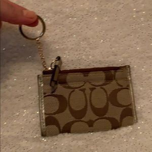 Keychain card holder.